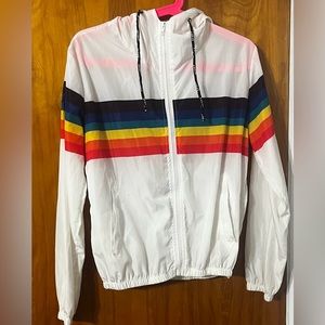 Rainbow Striped WindBreaker